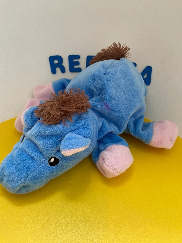 K4723 hema handpop ezel blauw, Ophalen of Verzenden, Zo goed als nieuw, Overige typen