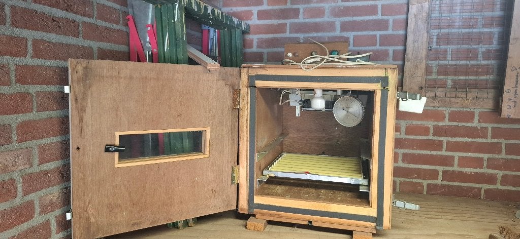 zelfbouw broedmachine, Ophalen, Gebruikt