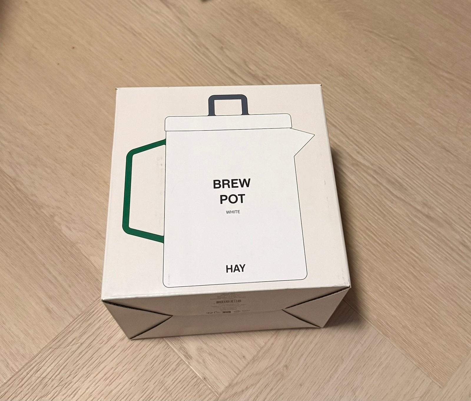 HAY brew pot - jade white, Ophalen of Verzenden, Nieuw, Pot, Bus of Blik, Overige merken