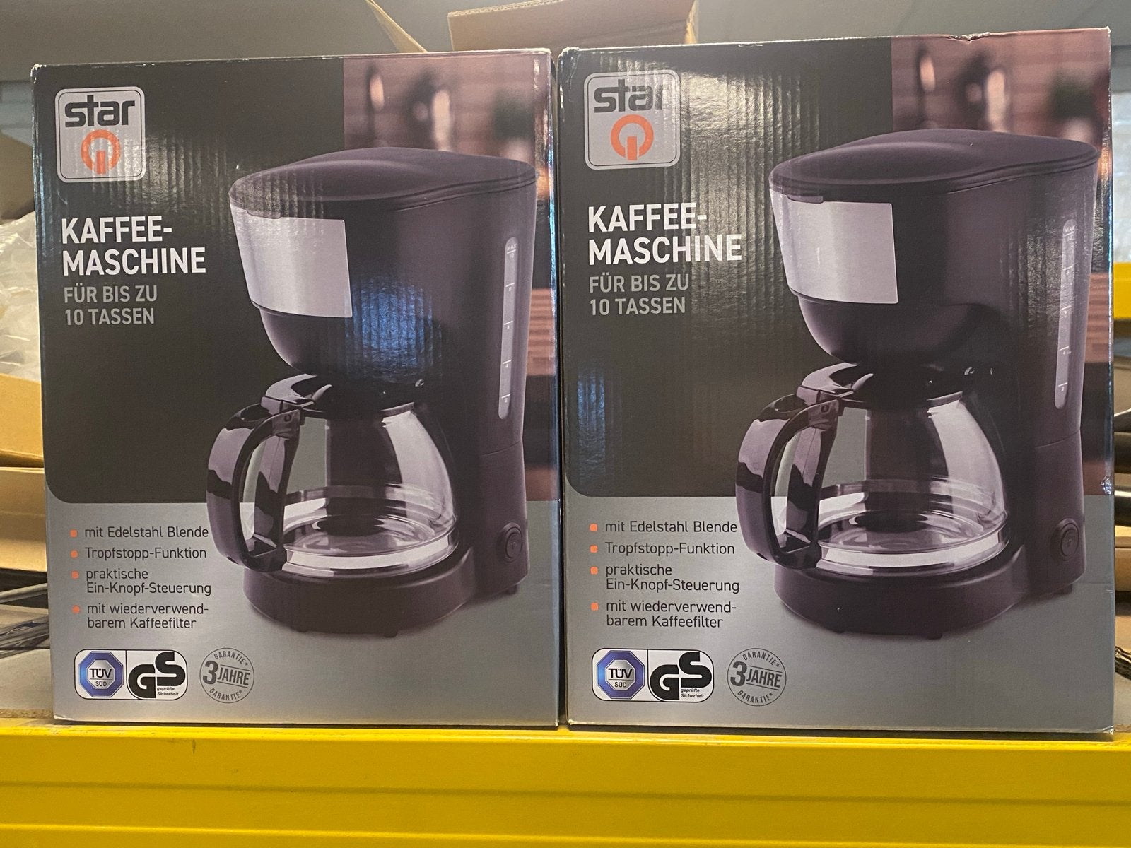 Star Koffiemachine - Nieuw in doos - 10 kopjes, -, -, 10 kopjes of meer, Gemalen koffie