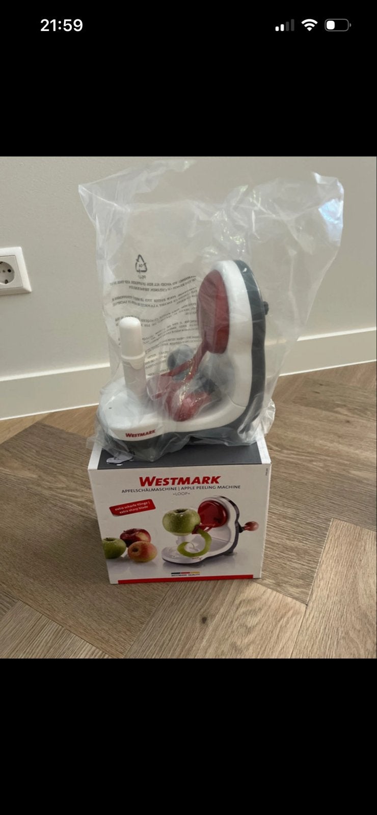 Westmark Appelschiller | Apple Peeling Machine "Loop", Overige typen, Kunststof, Nieuw, Ophalen of Verzenden