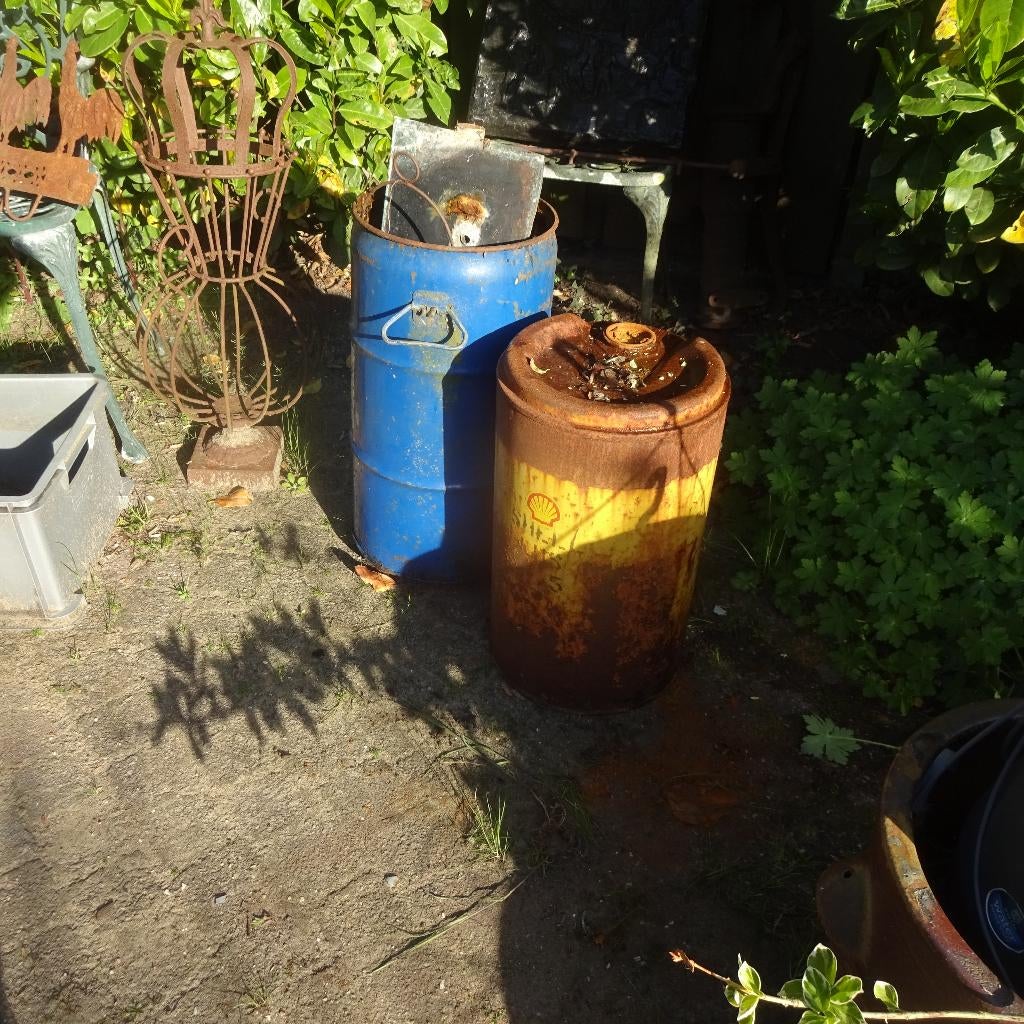 Shell olie ton nog gevuld en afval ton, Verzamelen, Ophalen, Overige typen