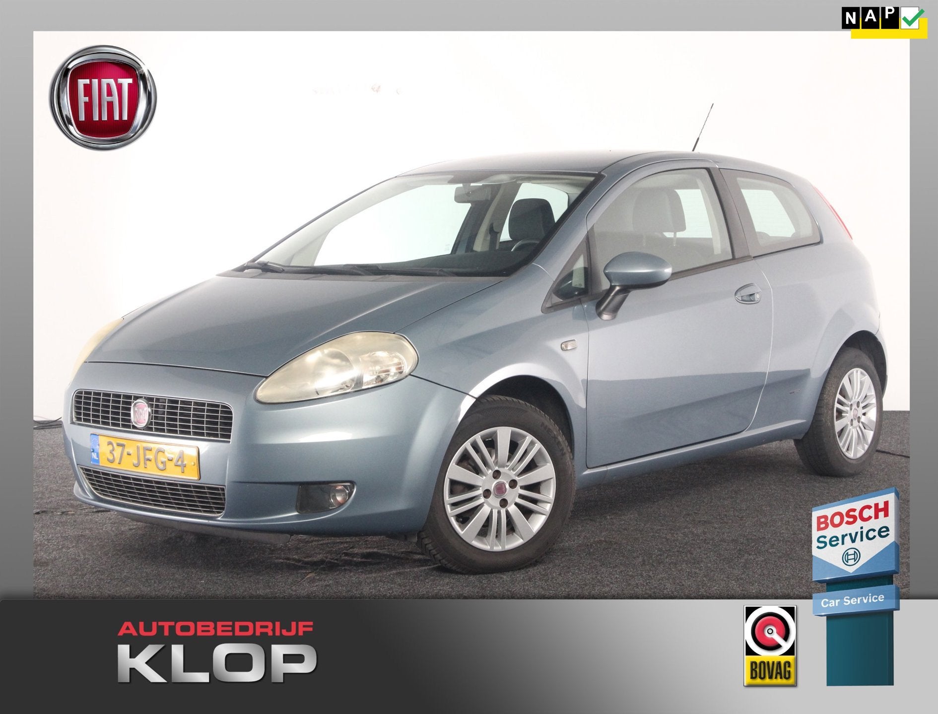 Fiat Grande Punto 1.4 Edizione Lusso, Auto's, Voorwielaandrijving, Stof, 4 cilinders, Grande Punto