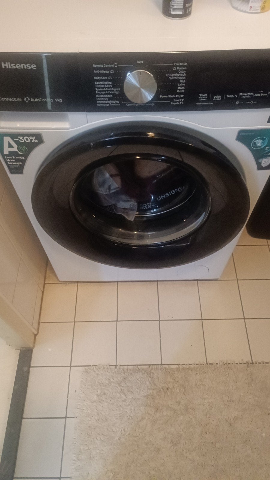 wasautomaat 9 kilo hisense, Ophalen of Verzenden