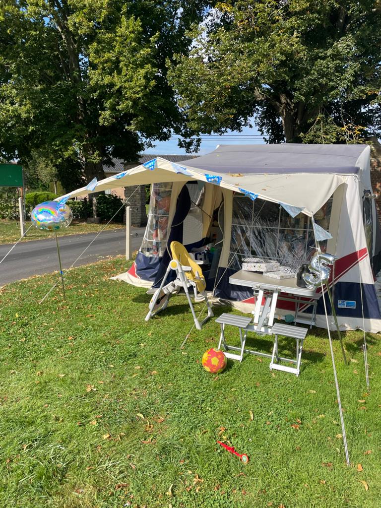 Compacte en complete vouwwagen - Ideaal voor gezinnen!, Caravans en Kamperen, Ophalen, Gebruikt, Tot en met 5