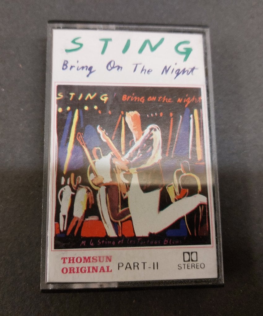 Sting CASSETTE Saoedi Arabie The Police Bring on the Night 2, Sting, Gebruikt, Verzenden, 1 bandje