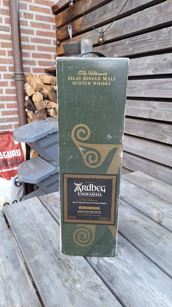 Ardbeg Uigeadail 4,5L lege doos, Ophalen of Verzenden, Gebruikt