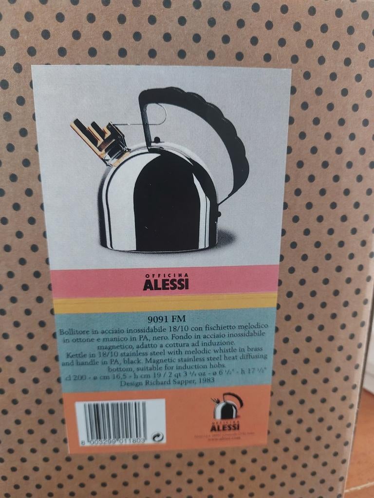 Alessi waterketel, Ophalen, Rvs