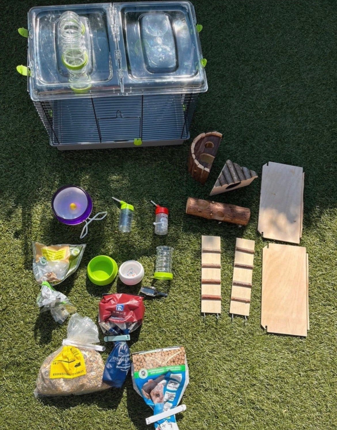 Hamsterkooi & accessoires, Kooi, Minder dan 75 cm, Zo goed als nieuw, Hamster
