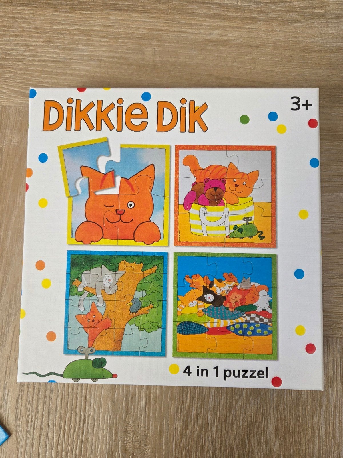 Dikkie Dik 4-in-1 Puzzel voor Peuters en Kleuters, Kinderen en Baby's, Speelgoed | Kinderpuzzels, Ophalen