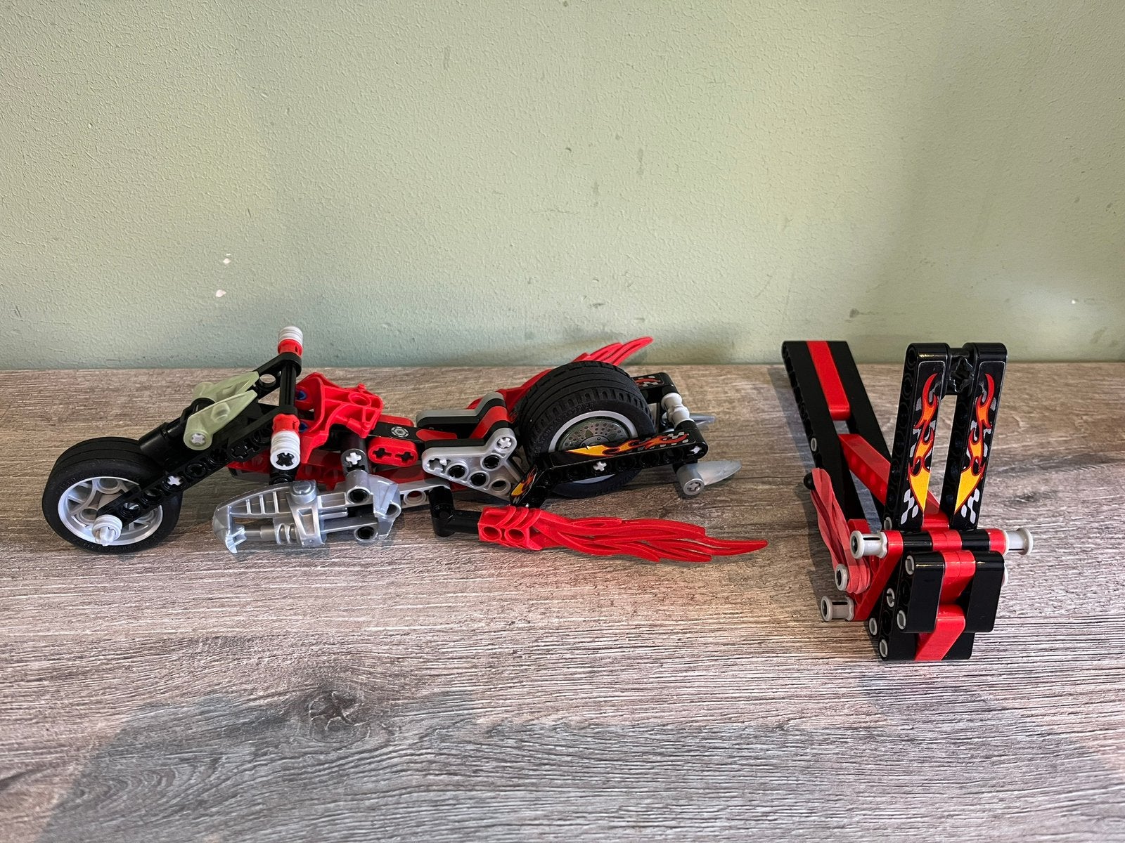 Lego 8645 racers muscle slammer bike met instructie, Lego, Compleet, Ophalen of Verzenden, Zo goed als nieuw