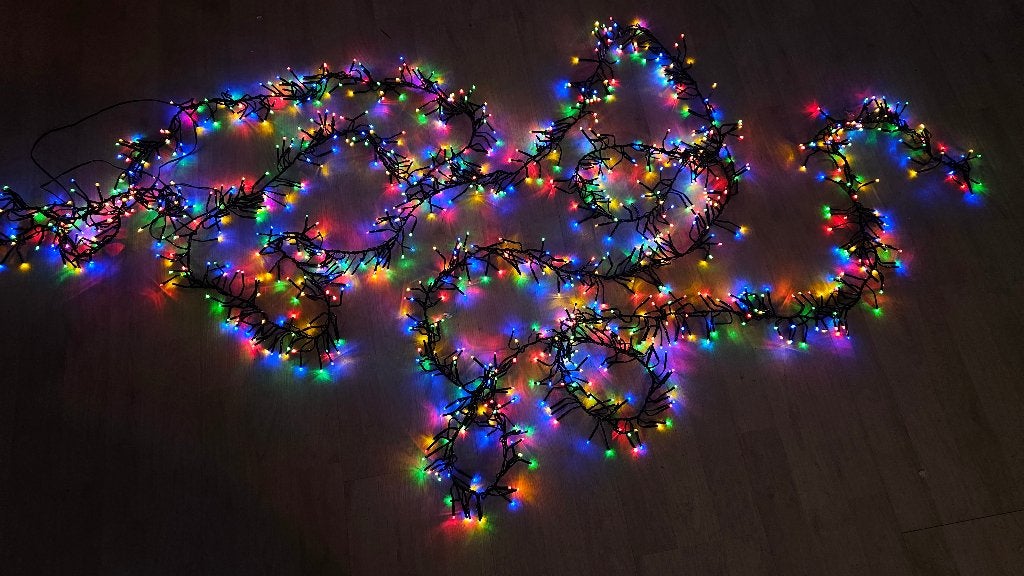 Kerst Clusterverlichting! 1152 LED. 6,9 Meter! RGB! NIEUW!, Ophalen of Verzenden, Nieuw