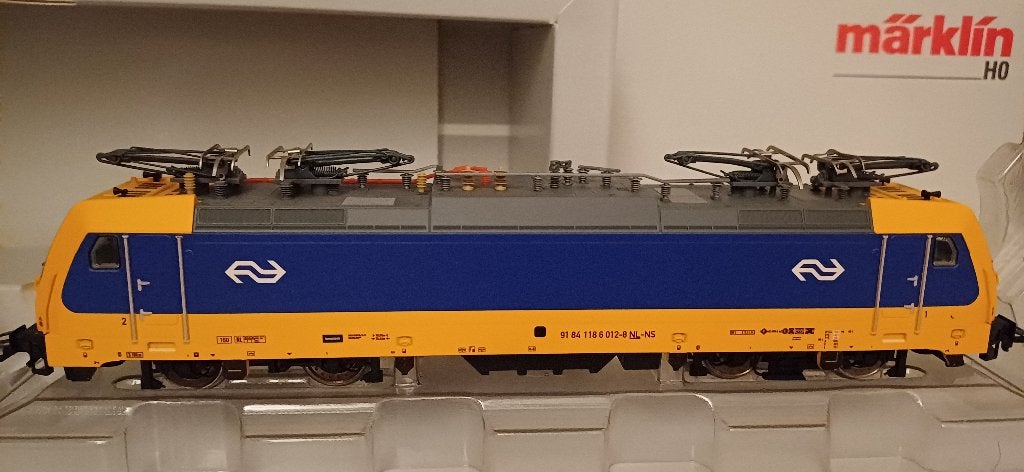 Märklin 36629 H0 Elektrische locomotief serie E 186 van NS, Wisselstroom, Locomotief, Ophalen of Verzenden, Märklin