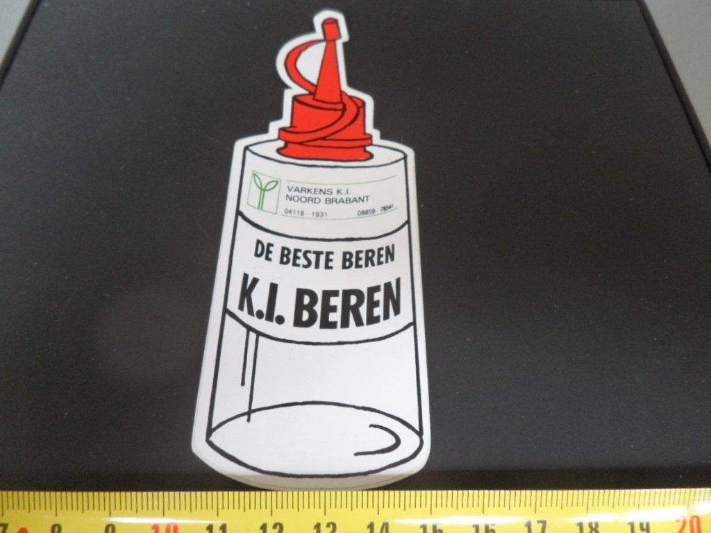 sticker Helvoirt Mill Varkens K.I. Noord Brabant De beste *, Ophalen, Zo goed als nieuw