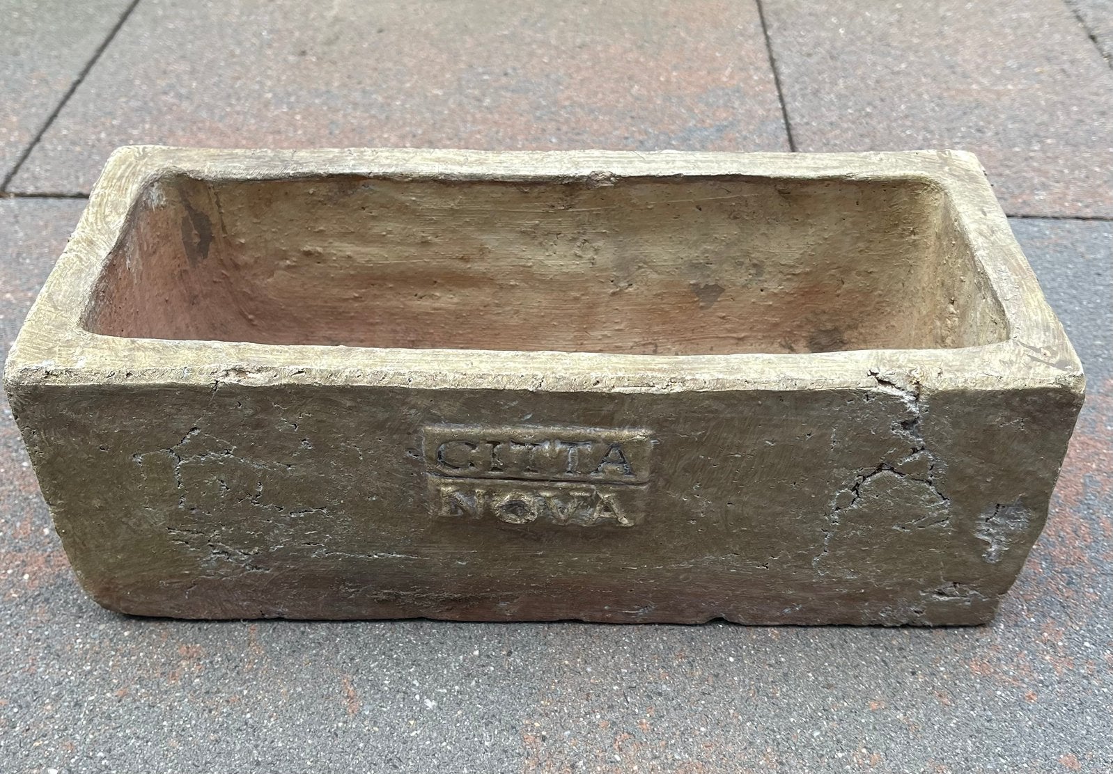 Oude bloembak Citta Nova, Ophalen, Gebruikt, Steen