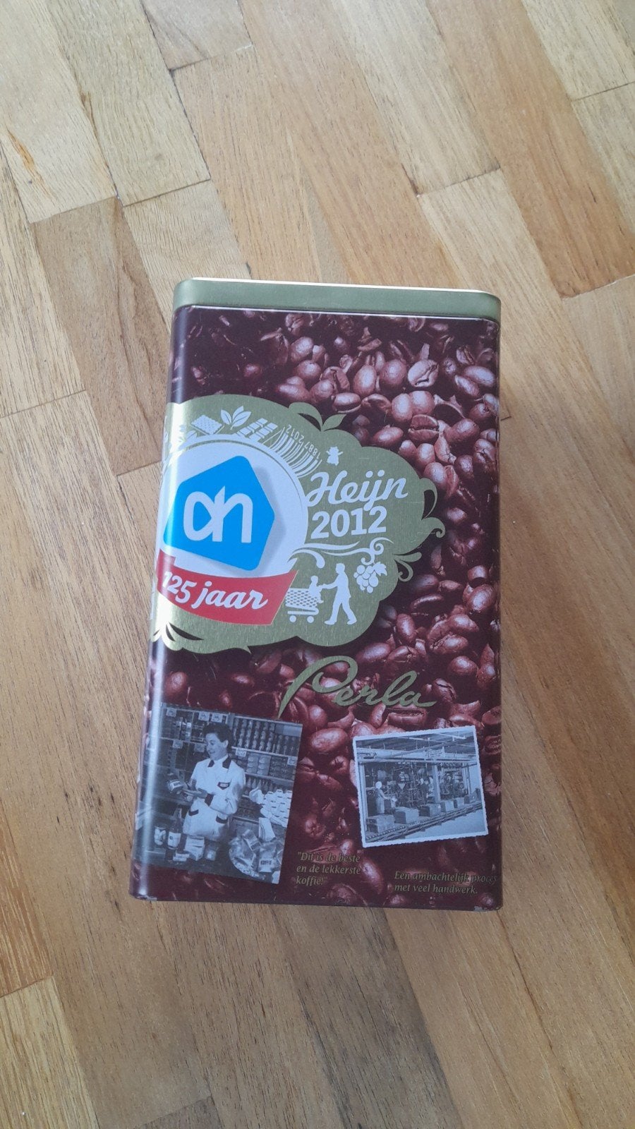 AH Jubileumblik Perla aroma gemalen koffie 2012, Ophalen of Verzenden