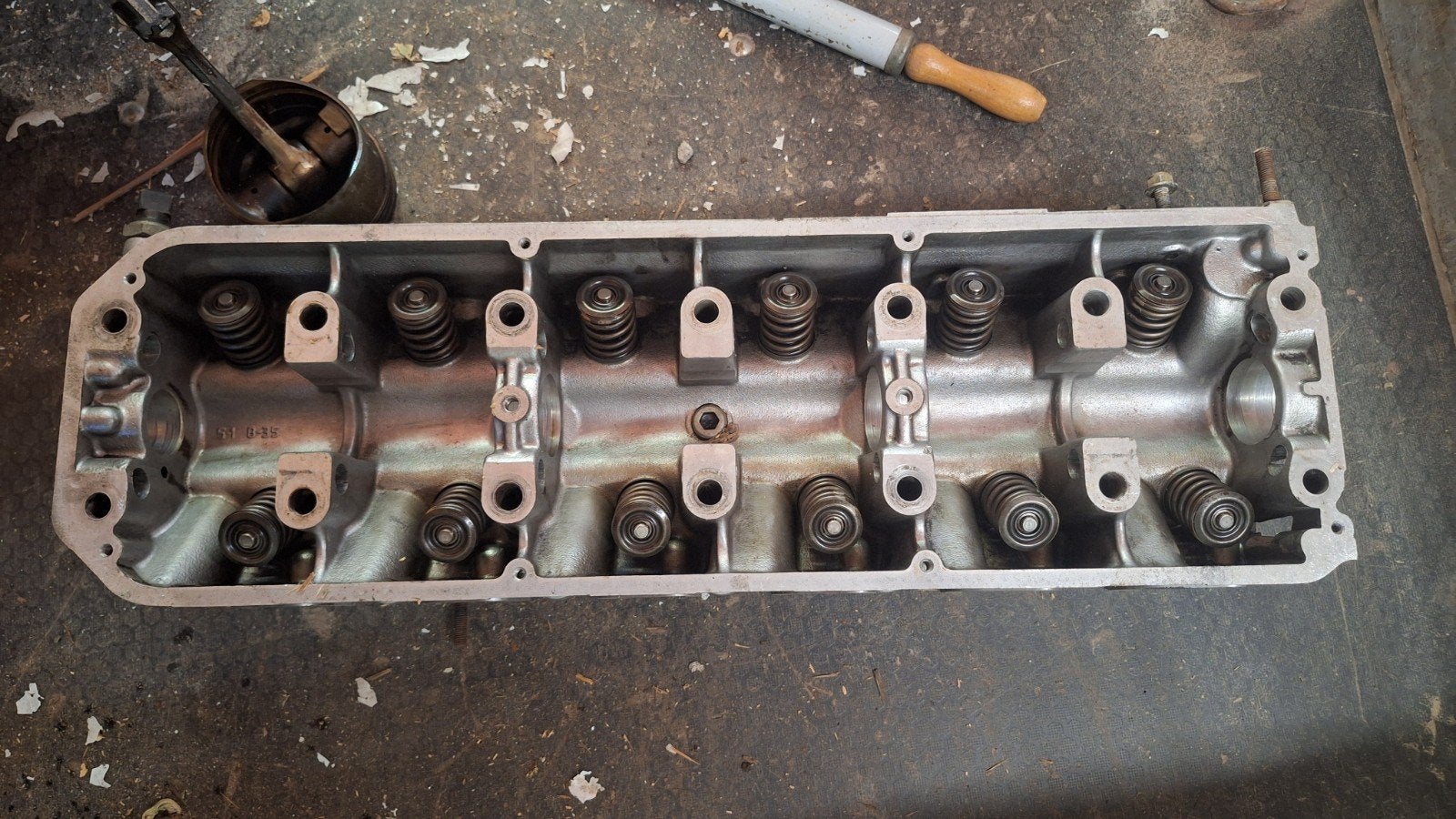 BMW M30B34 M30B35 E32 Cilinderkop 220pk - Kale kop met klepp, Ophalen, BMW