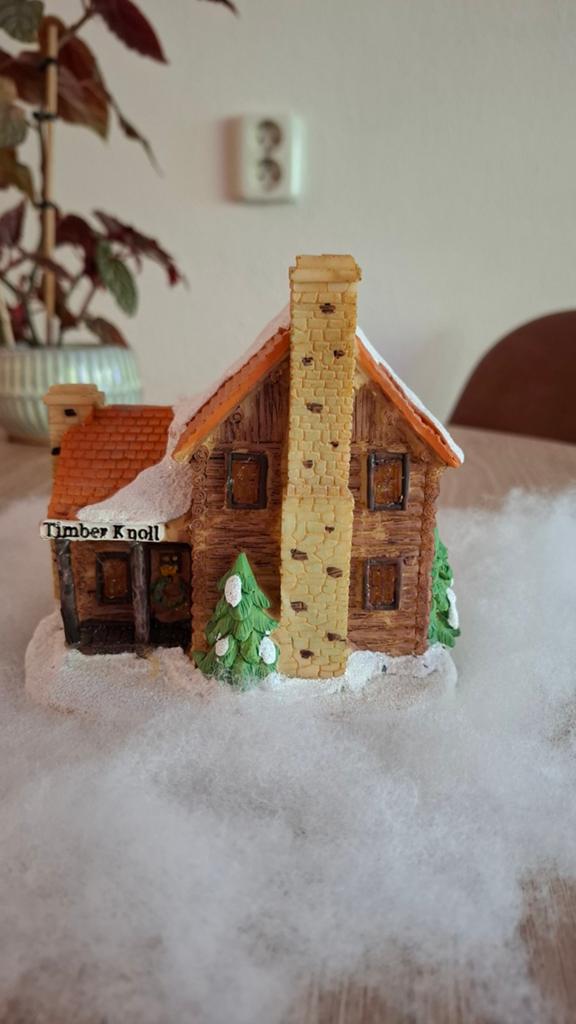 Leuk kersthuisje Timber knoll, Ophalen of Verzenden, Zo goed als nieuw