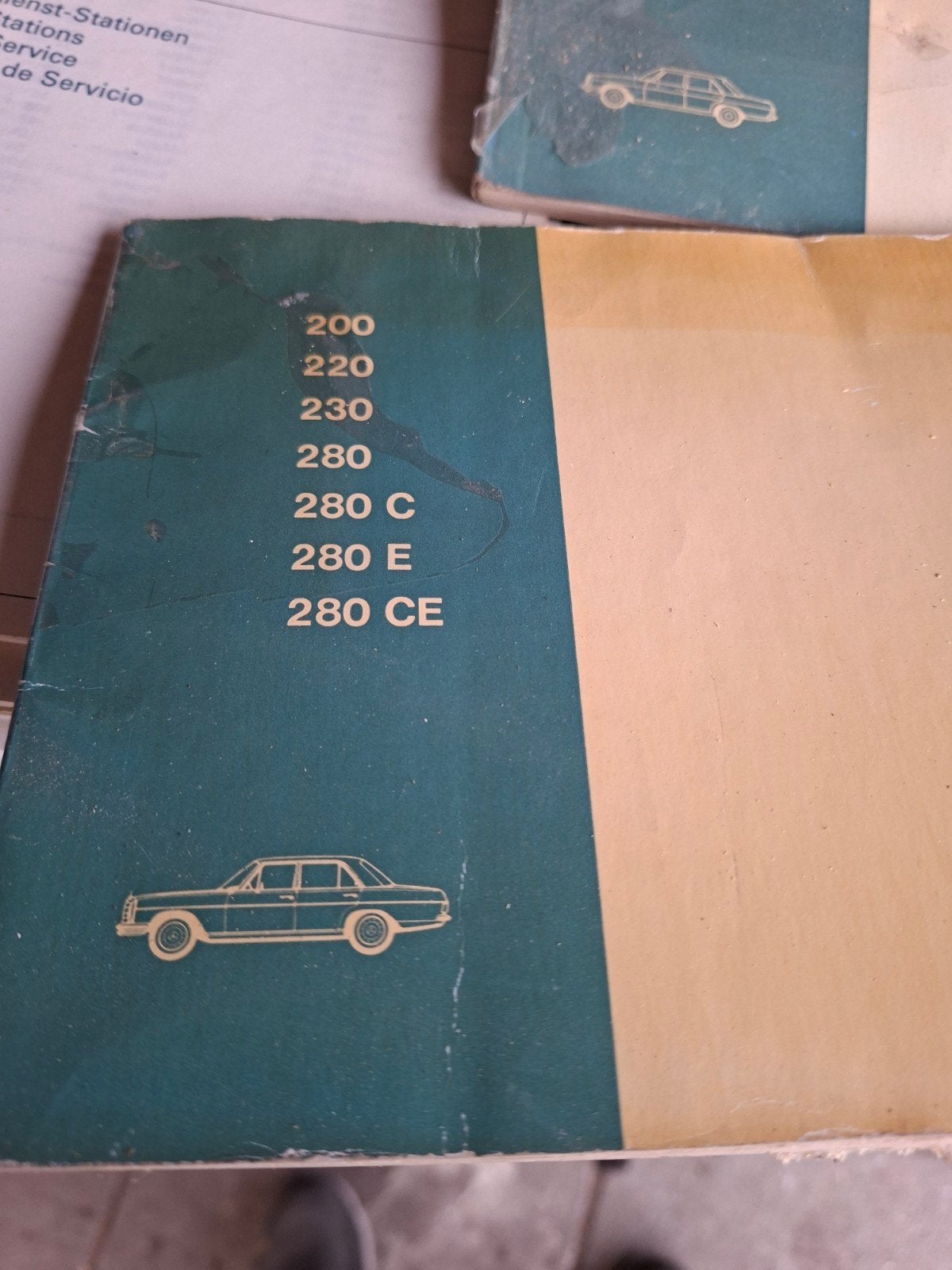 Mercedes-Benz Bedienungsanleitung W114/W115 (200-280CE), Ophalen of Verzenden, Gelezen, Mercedes
