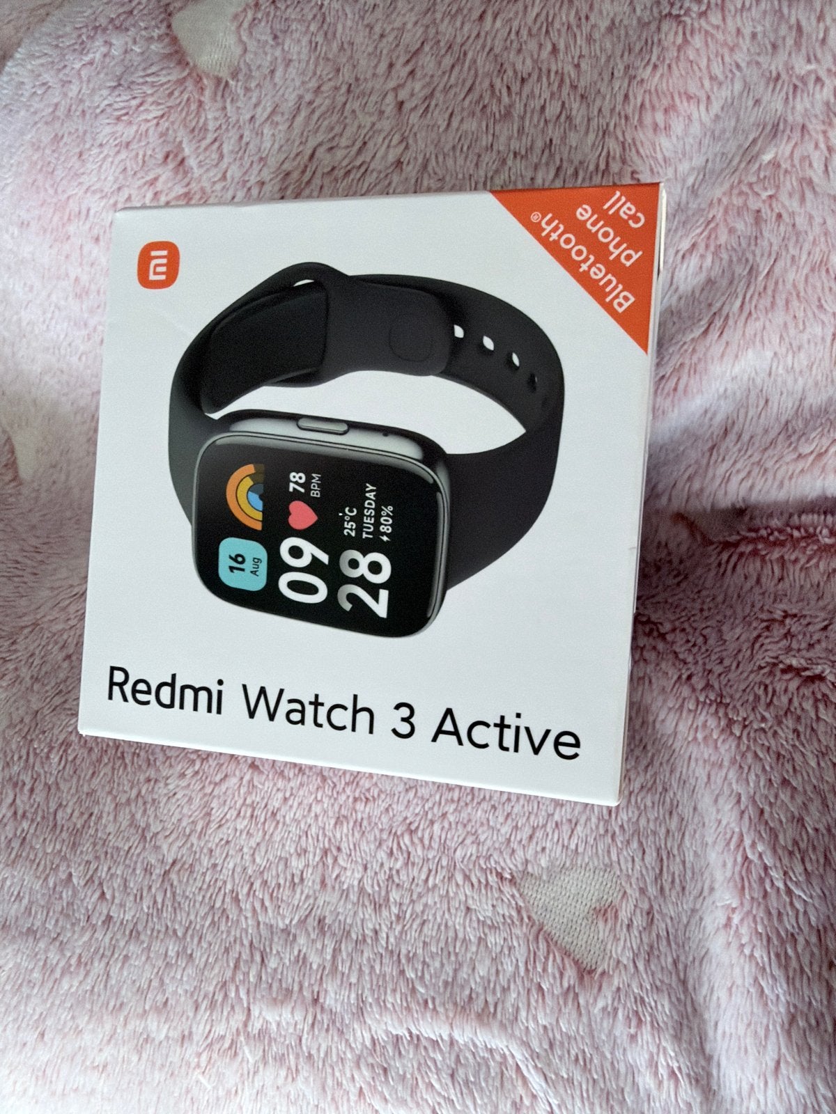 Xiaomi Redmi Watch 3 Active nieuw compleet in doos, Sieraden, Tassen en Uiterlijk, Smartwatches, Hartslag, Zwart, Nieuw, Ophalen of Verzenden