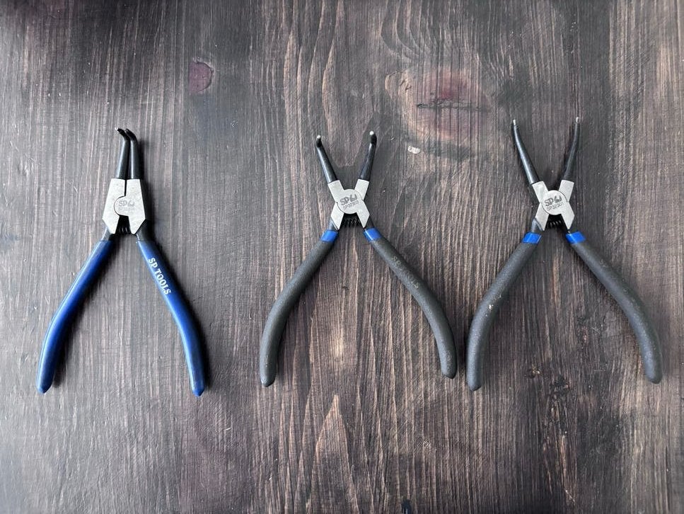 SP Tools Borgveertangen Set - 3 Stuks, Ophalen of Verzenden, Gebruikt, Tang, Overige merken