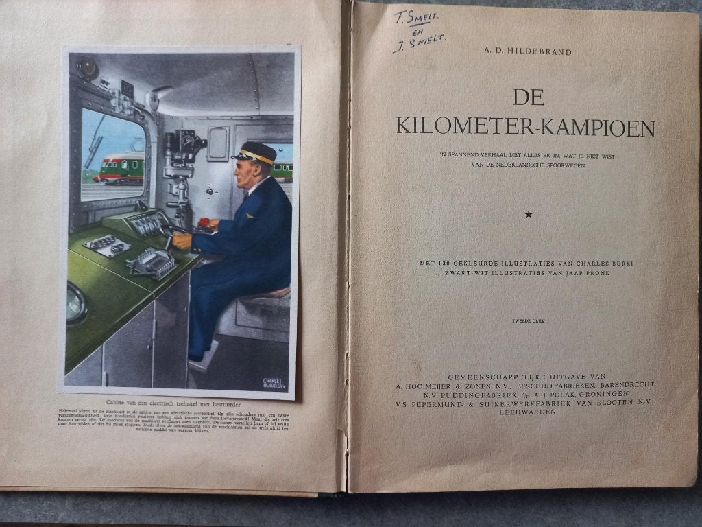 de kilometer-kampioen NS, Ophalen of Verzenden, Gebruikt, Trein, Boek of Tijdschrift