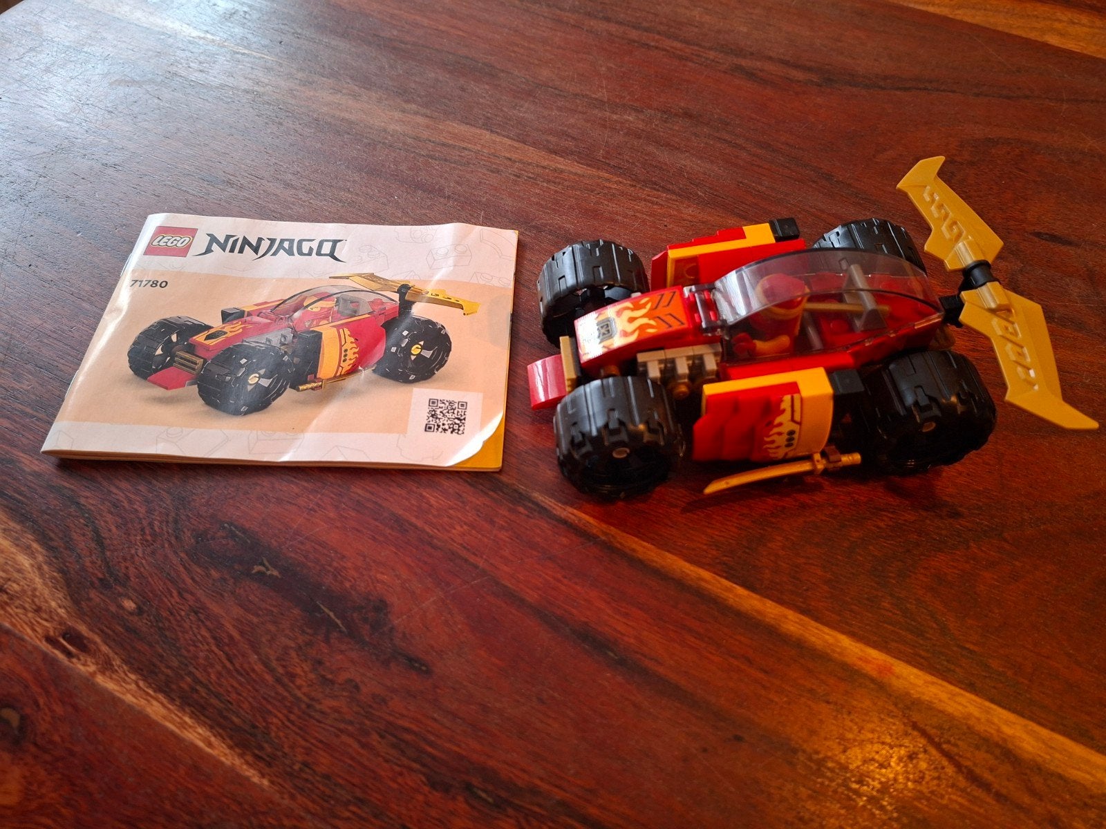 Lego Ninjago Kai's Ninja Race Car EVO 71780, Inclusief instructies, Lego, Ophalen of Verzenden, Zo goed als nieuw