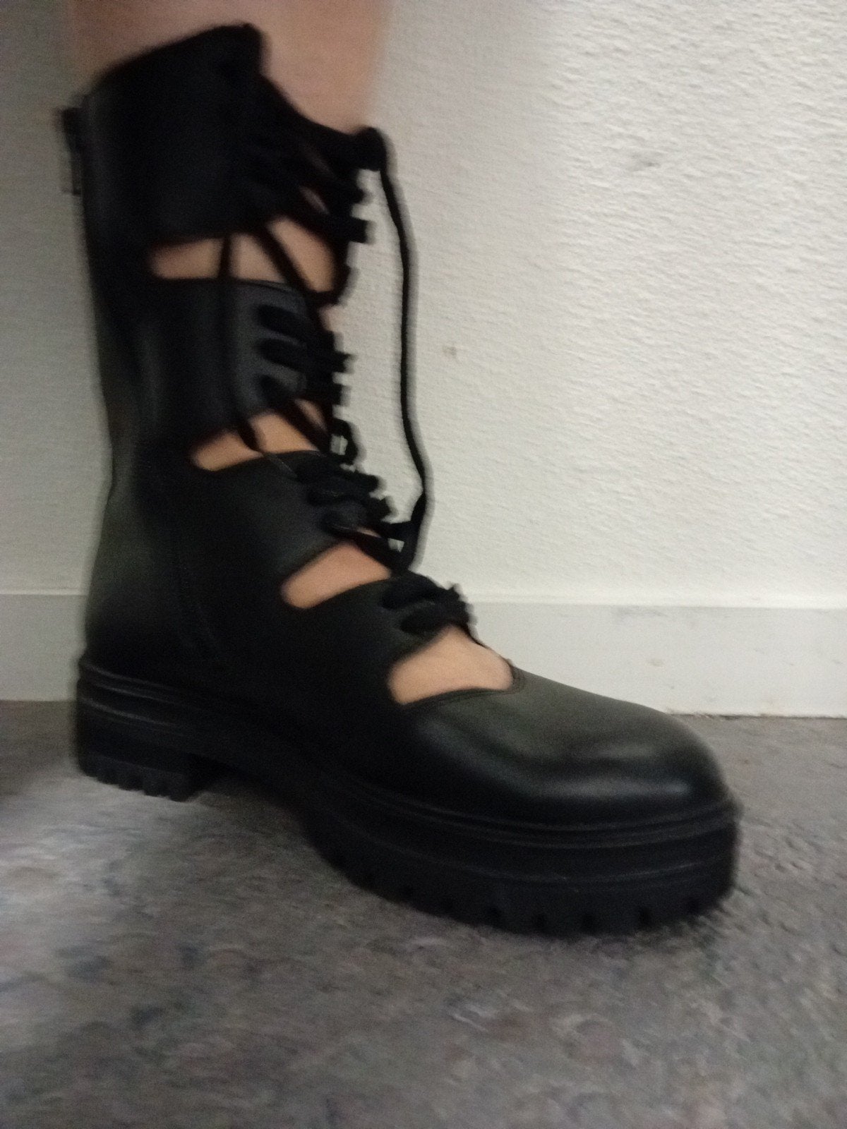 Superleuke nieuwe half open schoenen, Ophalen, Nieuw, Zwart, Lage of Enkellaarzen