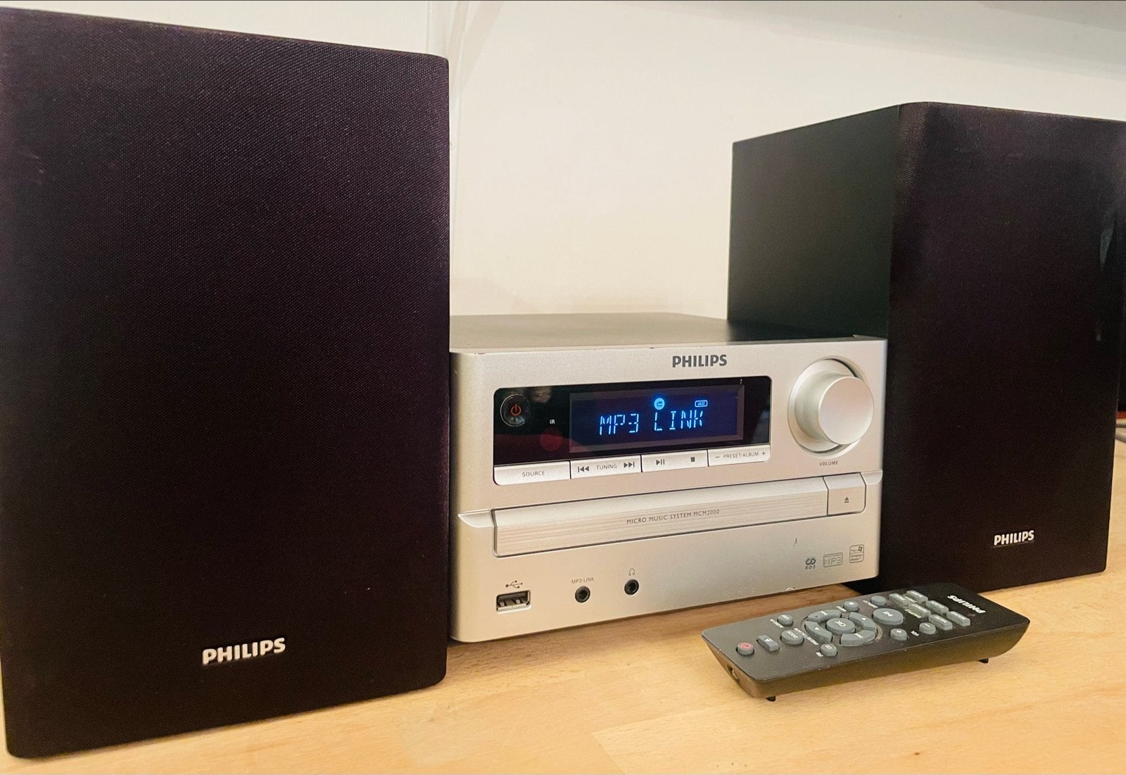 Philips Micro Muziek Systeem MCM2000 CD,USB,FM,, Ophalen, Philips, Gebruikt, Microset