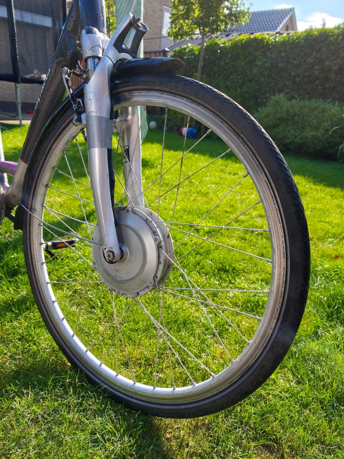 Elektrische fiets voorwiel met motor, Ophalen, Gebruikt, Overige merken