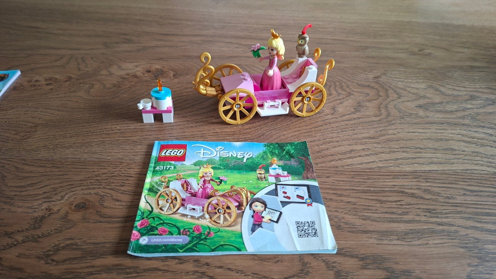 Lego Disney 43173 Aurora's Koninklijke koets COMPLEET, Ophalen, Lego, Zo goed als nieuw, Disney