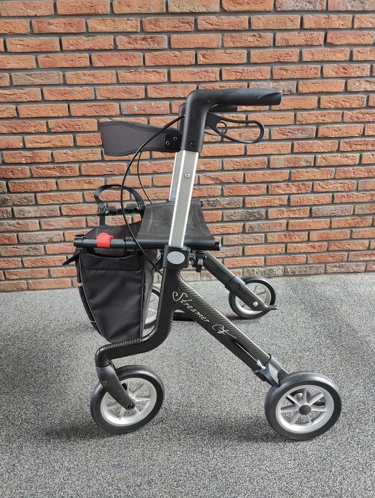 Streamer CF carbon rollator lichtgewicht van carbon, Ophalen of Verzenden, Lichtgewicht, Gebruikt