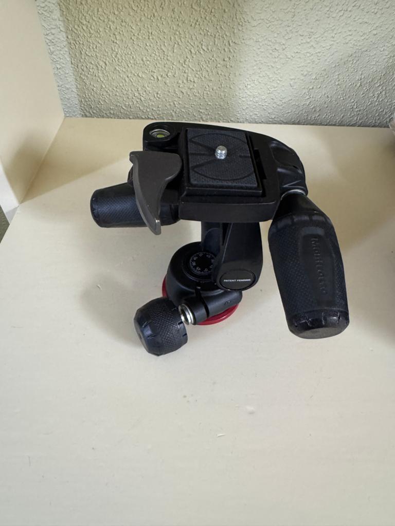Manfrotto MH804-3W 3-weg statiefkop, Audio, Tv en Foto, Fotografie | Statieven en Balhoofden, Zo goed als nieuw, Overige typen