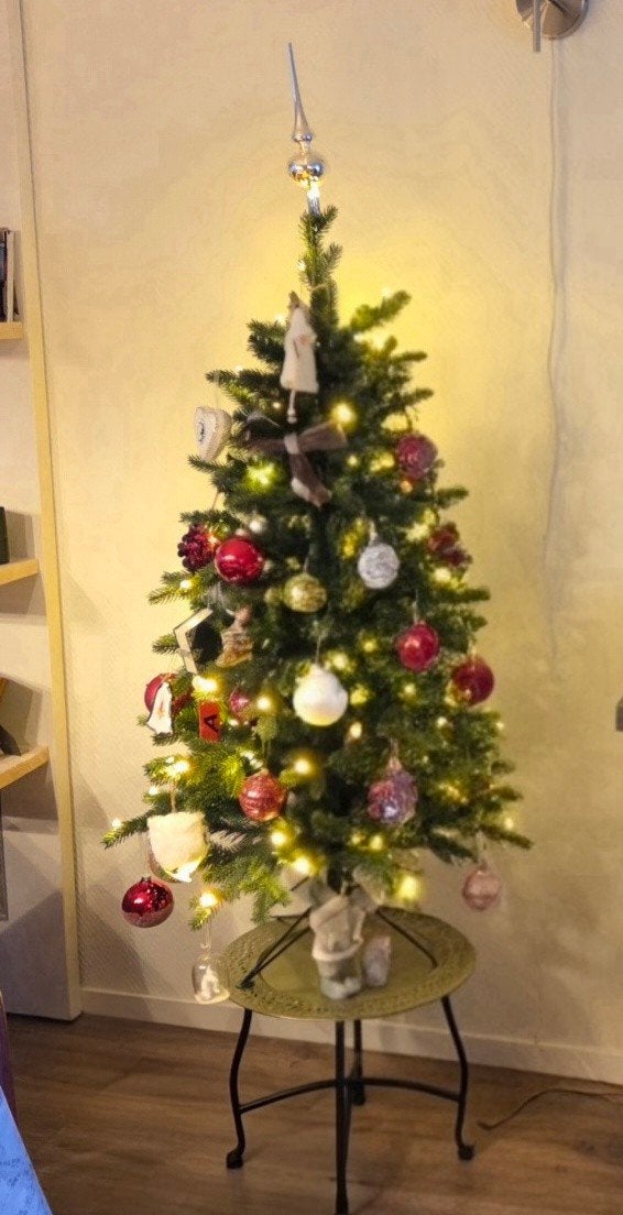 Luxe Triumph Tree Slim Sherwood LED kerstboom 120cm (1 jaar, Diversen, Ophalen, Zo goed als nieuw