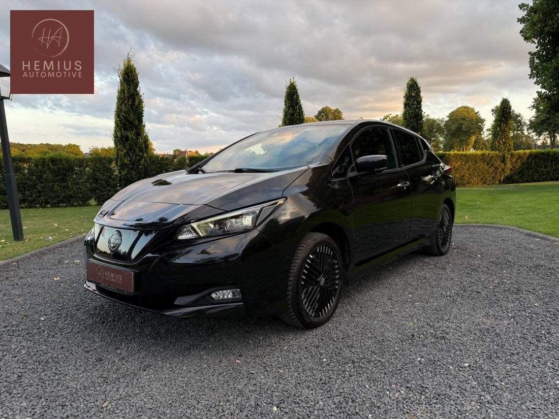 Nissan LEAF e+ N-Connecta 62 kWh - 94% SOH | 360° Camera |, Automaat, Stof, Gebruikt, Zwart