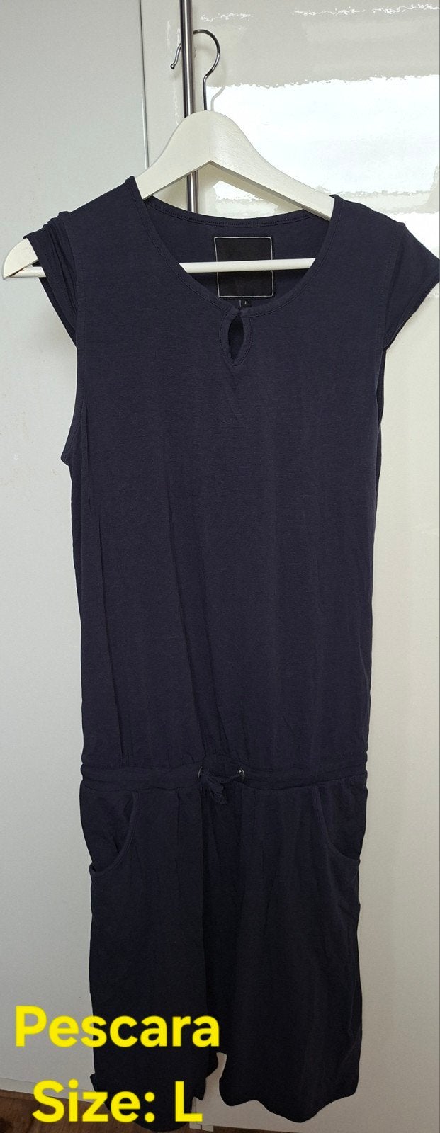 Pescara marineblauwe jurk maat L, Blauw, Maat 42/44 (L), Pescara, Ophalen of Verzenden