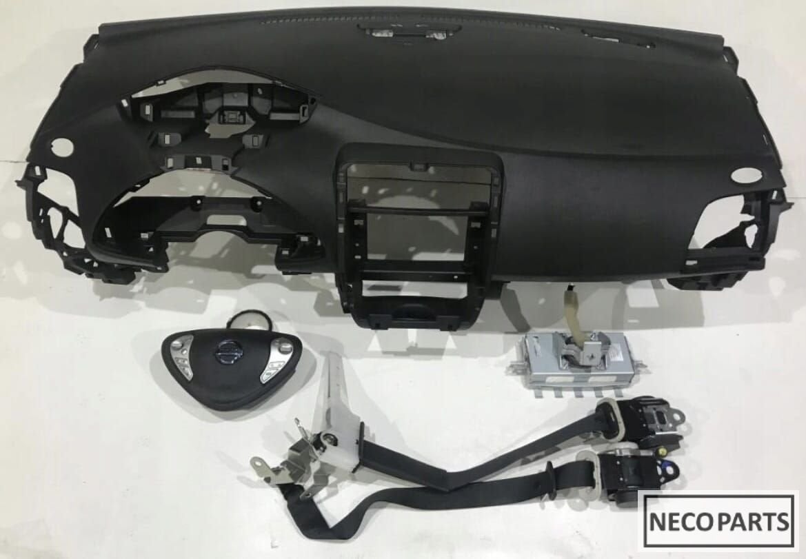 NISSAN LEAF AIRBAG AIRBAGSET DASHBOARD ALLES LEVERBAAR !