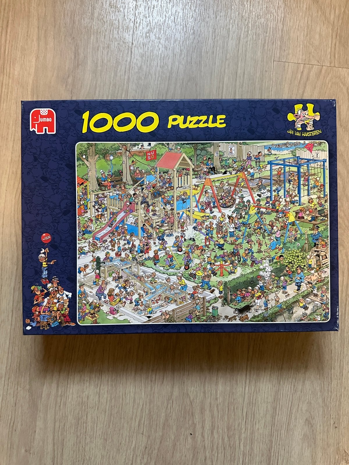Jan van Haasteren - De Speeltuin - 1000 stukjes, Ophalen of Verzenden, 500 t/m 1500 stukjes, Zo goed als nieuw