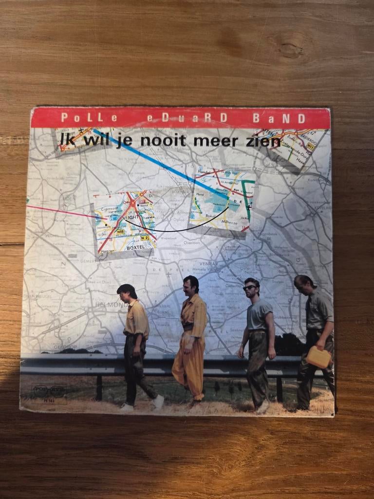 Polle Eduard band - Ik wil je nooit meer zien, Cd's en Dvd's, Vinyl Singles, Gebruikt, 7 inch, Single, Ophalen of Verzenden