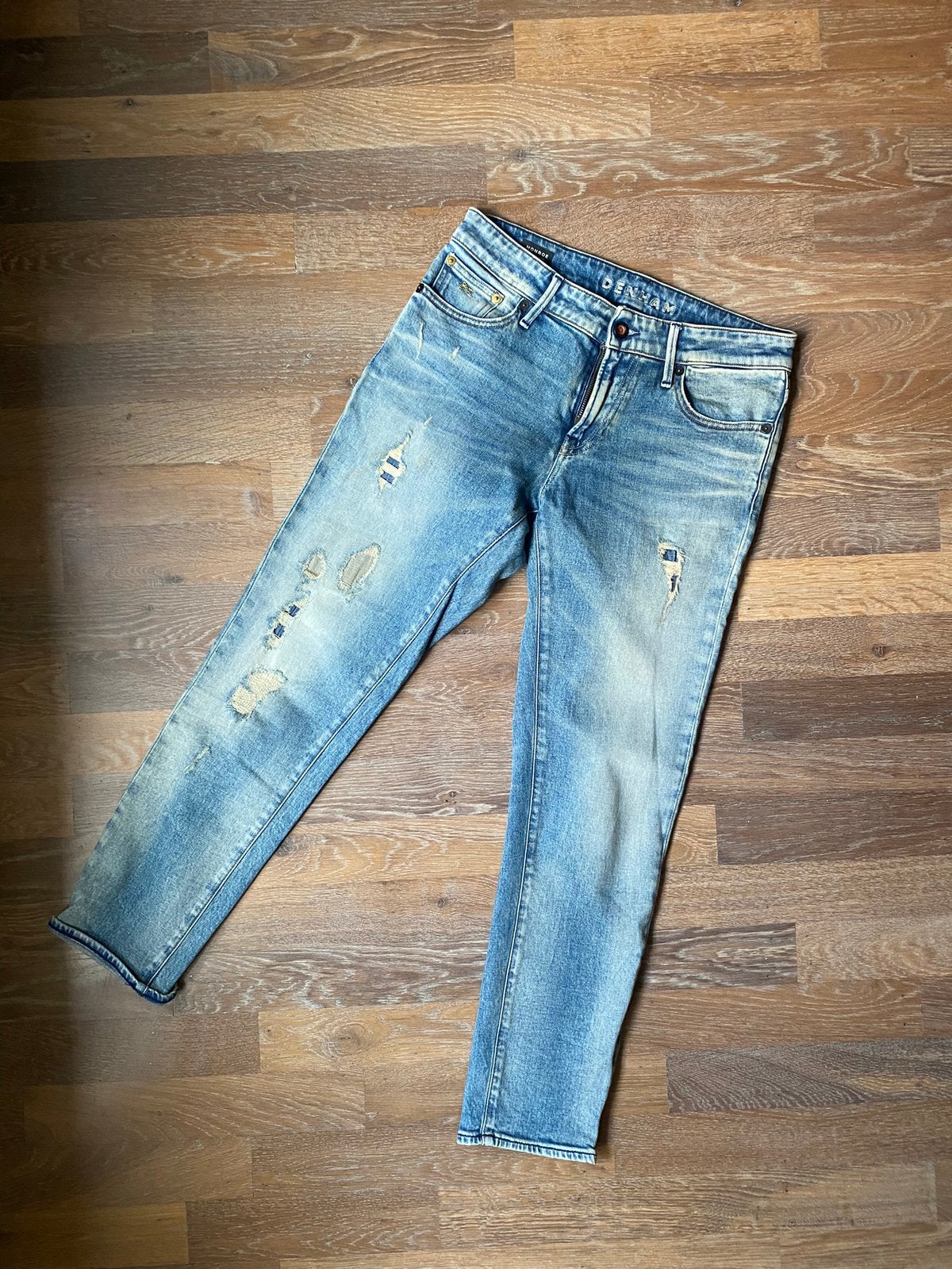 Denham Monroe girlfriend mt 25, Ophalen of Verzenden, Zo goed als nieuw, Blauw, W27 (confectie 34) of kleiner