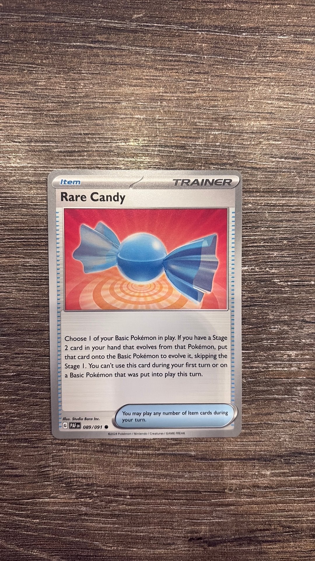 PAF Rare Candy 089/091, Ophalen of Verzenden, Zo goed als nieuw