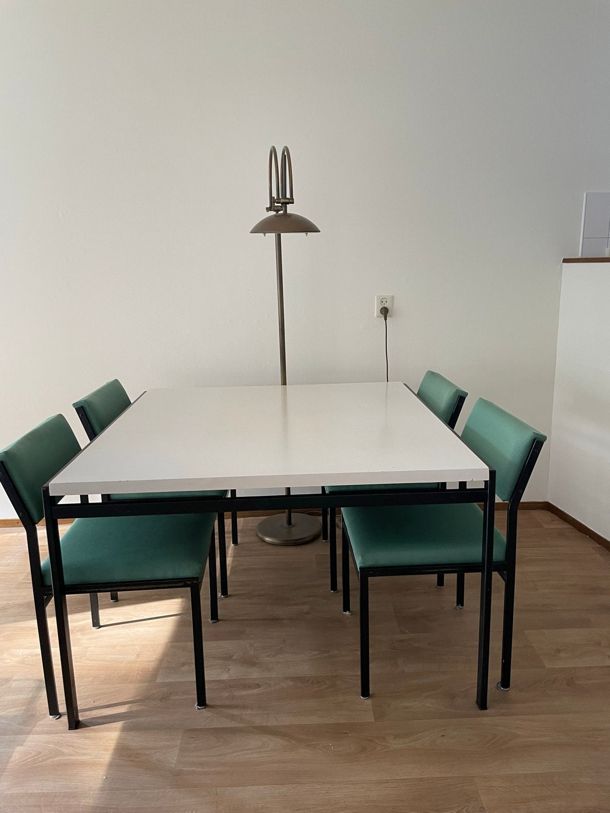 Pastoe Japanse serie eettafel met 4 stoelen - Cees Braakman, Huis en Inrichting, Ophalen, Gebruikt, 100 tot 150 cm, 50 tot 100 cm