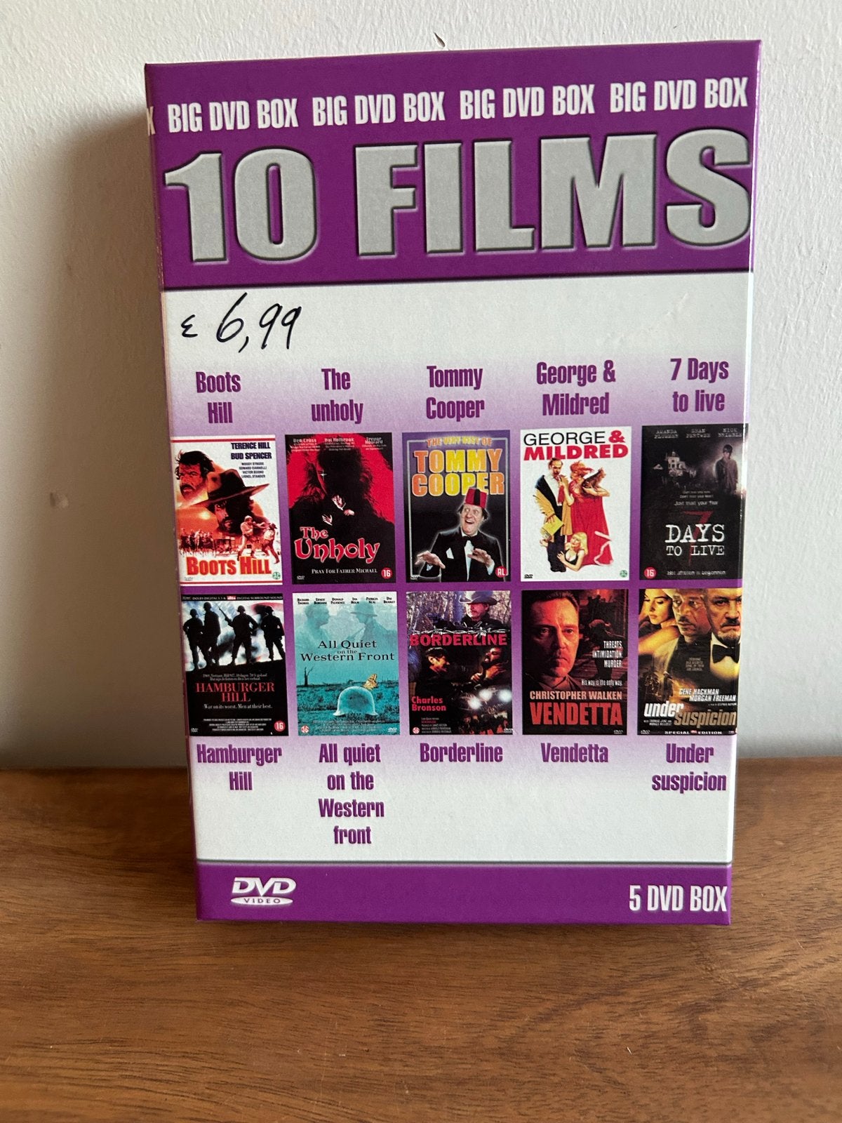 Big DVD Box: 10 Films - Diverse Genres, Cd's en Dvd's, Engels, Vanaf 16 jaar, Nederlands, Ophalen of Verzenden