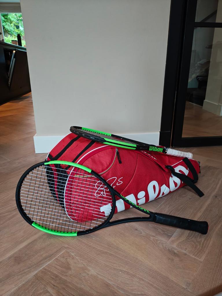 Wilson tennisrackets (2x) met gratis tas!, Sport en Fitness, Tennis, Ophalen, Gebruikt, Wilson, Racket