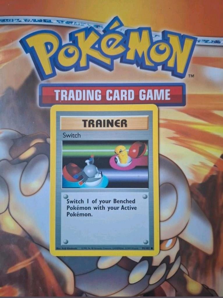 Switch 95/102 Base set pokemon kaart Engels, Ophalen of Verzenden, Gebruikt, Losse kaart