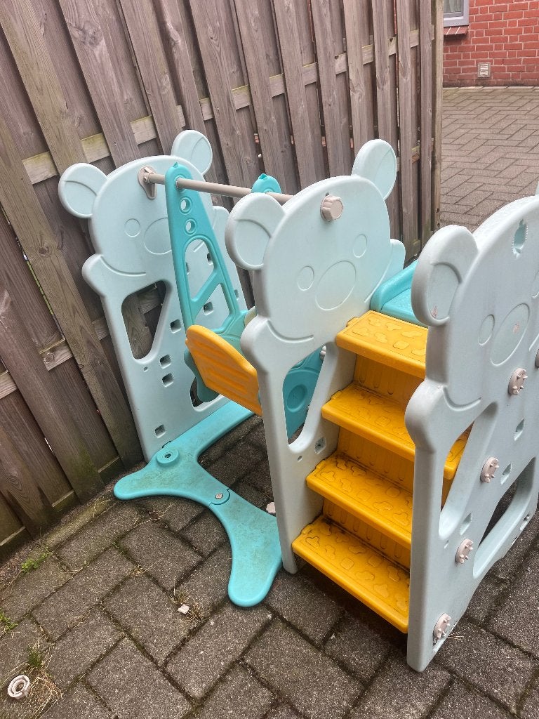 Glijbaan en schommel, Kinderen en Baby's, Ophalen, Gebruikt, Glijbaan