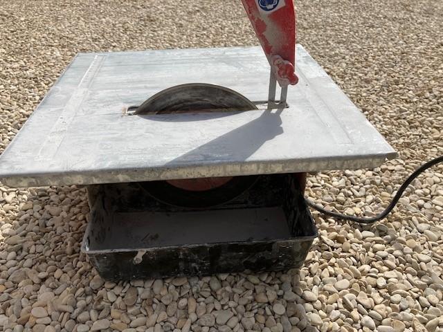 Tegelzaag Prowork 180, Doe-het-zelf en Verbouw, Gereedschap | Zaagmachines, Gebruikt, Overige typen, 600 tot 1200 watt, 30 tot 70 mm