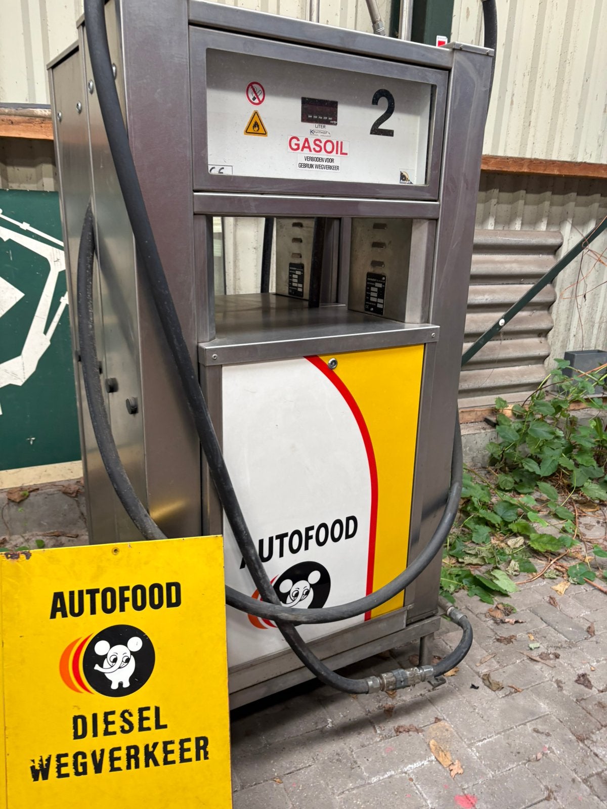 Tokheim diesel en gasolie pomp, Verzamelen, Ophalen, Gebruikt