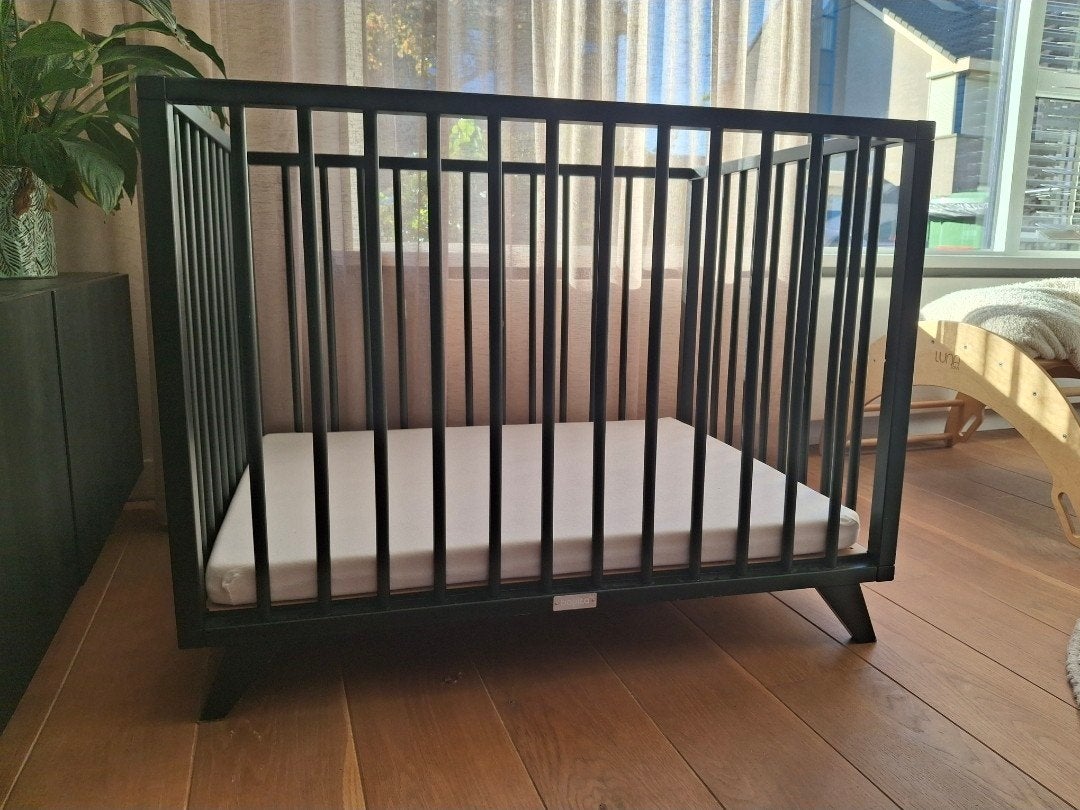 Bopita Retro Box Zwart incl. Matras en Hoes, Ophalen, Zo goed als nieuw