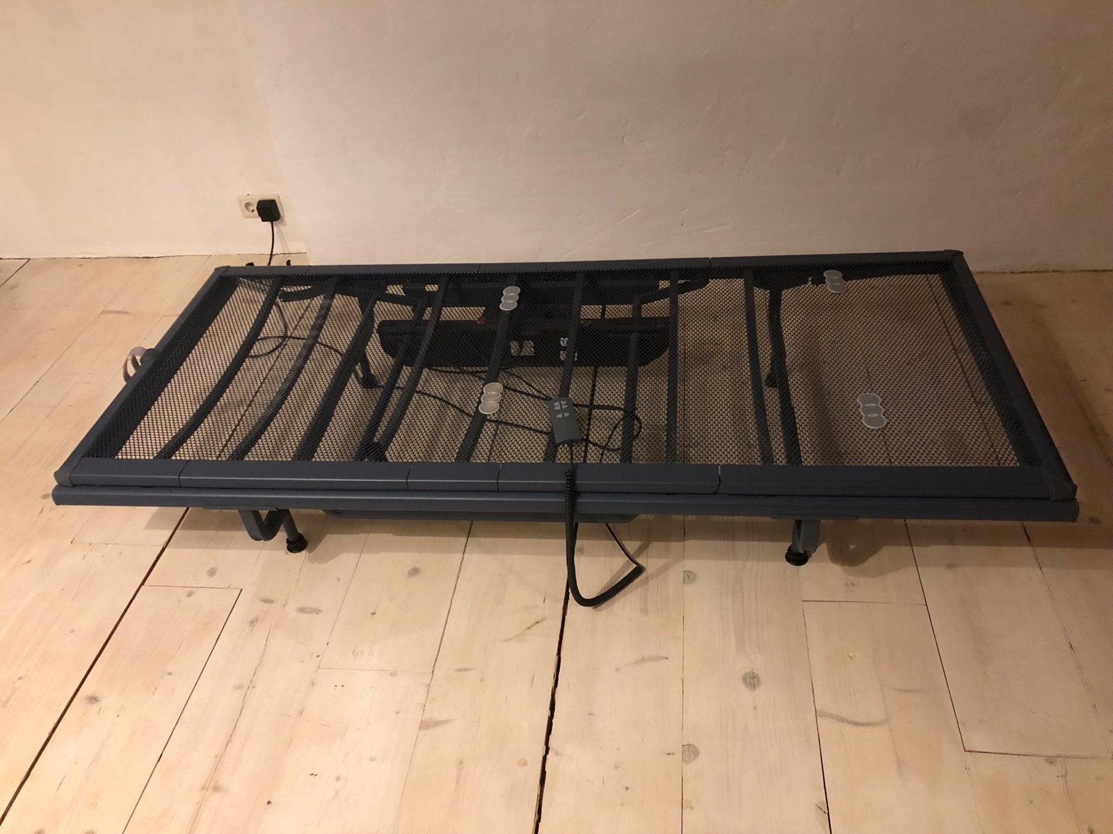 Elektrisch verstelbare Auping bedbodem 90x200cm, Gebruikt, 90 cm, Eenpersoons, Ophalen of Verzenden